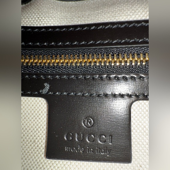 GUCCI Leather Handbag Jackie 1961 GG multi color - Picture 3 of 9